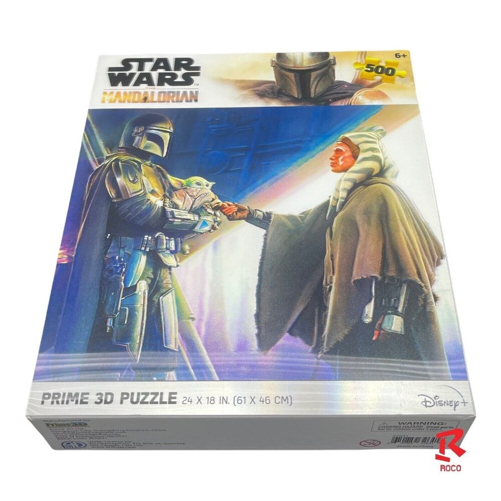 🧩Disney Star Wars‎ The Mandalorian Prime 3D Jigsaw Puzzle 500 Pieces🧩